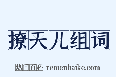 撩天儿组词是什么意思的图片